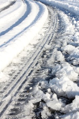 Streuen Schneebeseitigung